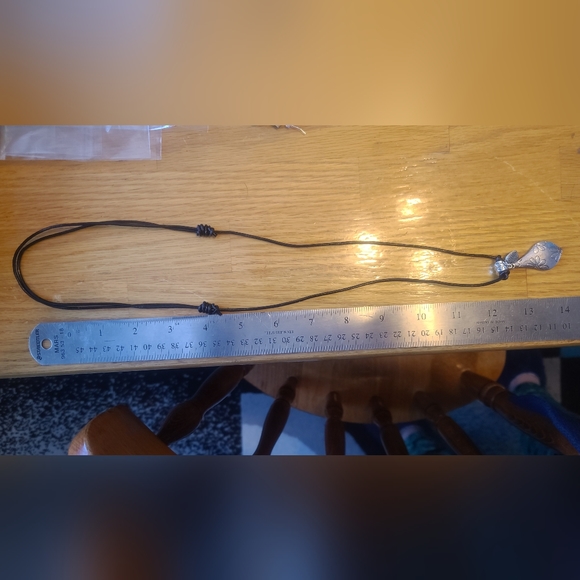 Love and Daisies Two-Sided Pendant Necklace - Hand Crafted - Picture 6 of 7